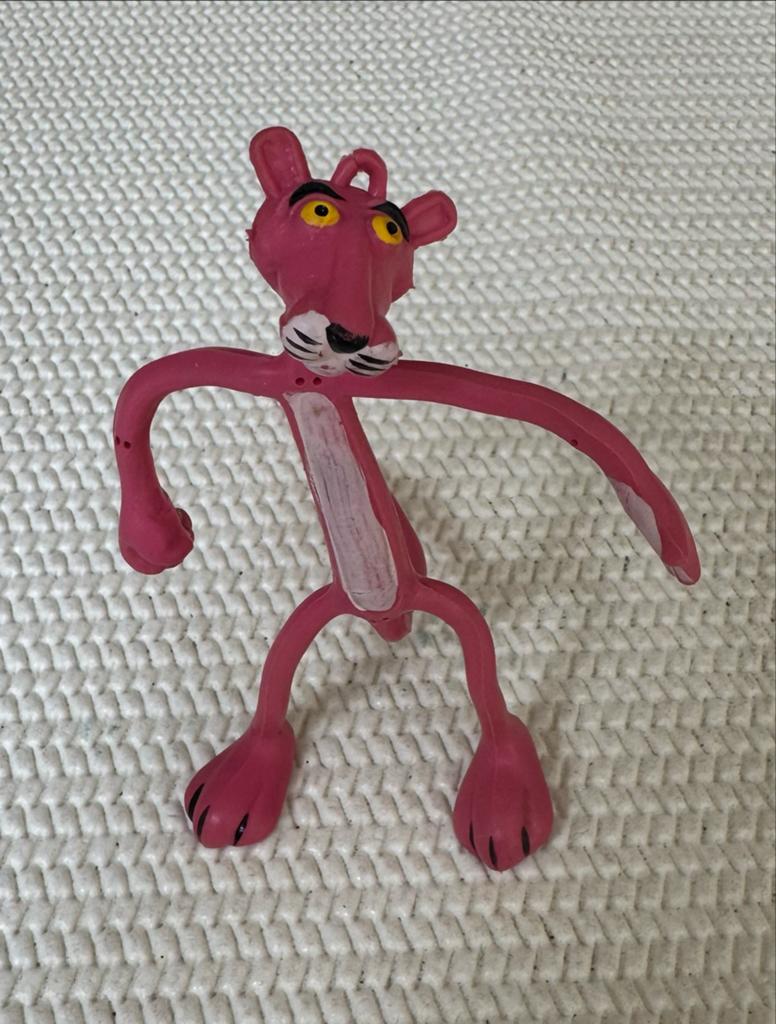 Vintage Pink Panther buigfiguur, Ophalen of Verzenden, Zo goed als nieuw