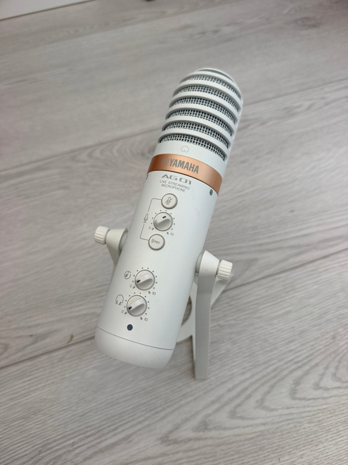 Yamaha AG01 Live Streaming Microfoon - Zo goed als nieuw, Ophalen of Verzenden, Zo goed als nieuw, Studiomicrofoon