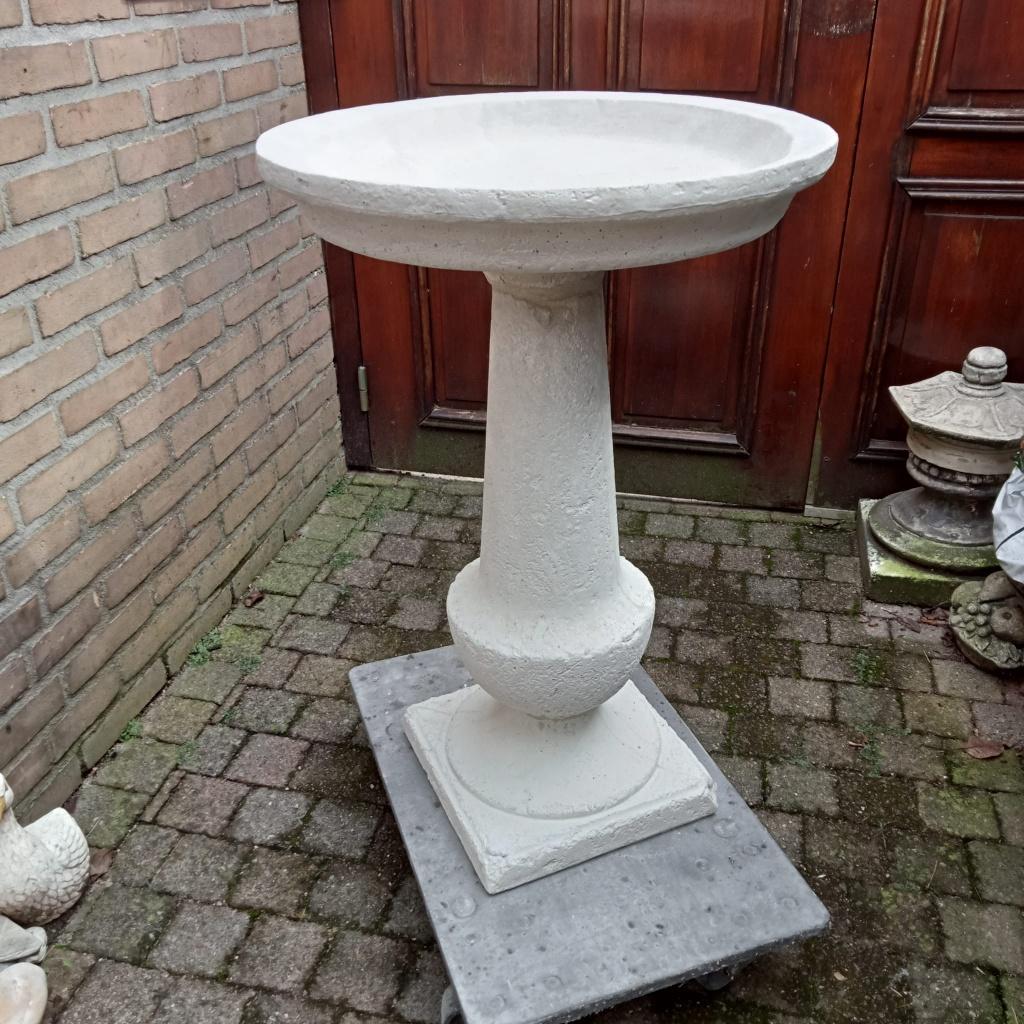 vogelschaal/planten of waterschaal van beton, Ophalen, Gebruikt, Beton, Overige typen