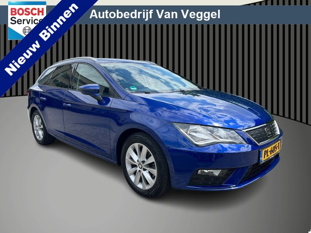 SEAT Leon ST 1.0 EcoTSI Style Business Intense trekhaak, cru, Voorwielaandrijving, Stof, Gebruikt, Origineel Nederlands
