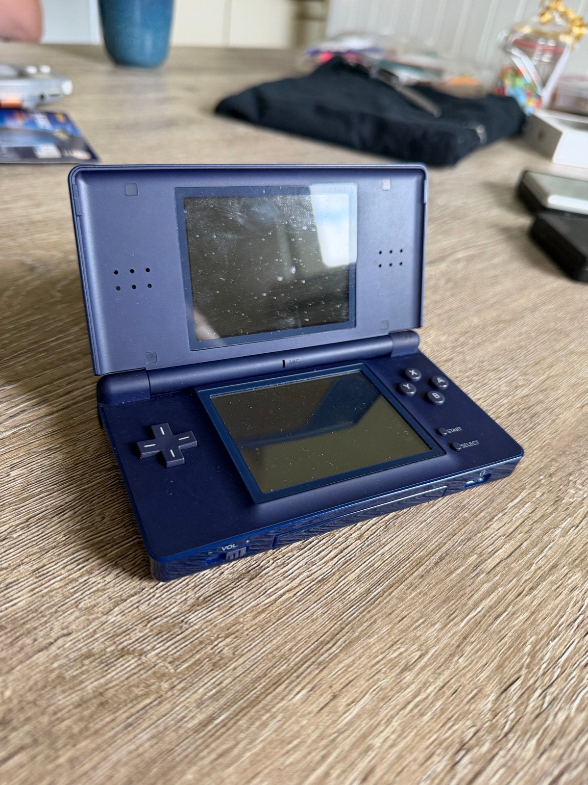 Nintendo DS Lite - Inclusief oplader en games, Blauw, Ophalen of Verzenden, DS Lite, Gebruikt