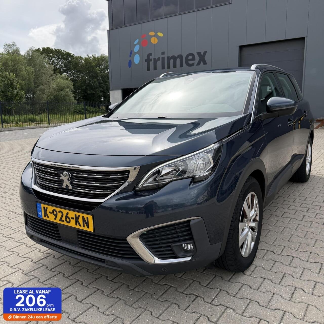 Peugeot 5008 1.2 Allure | Automaat | 7 Persoon | NW RIEM, Gebruikt, Euro 6, 1199 cc, Blauw