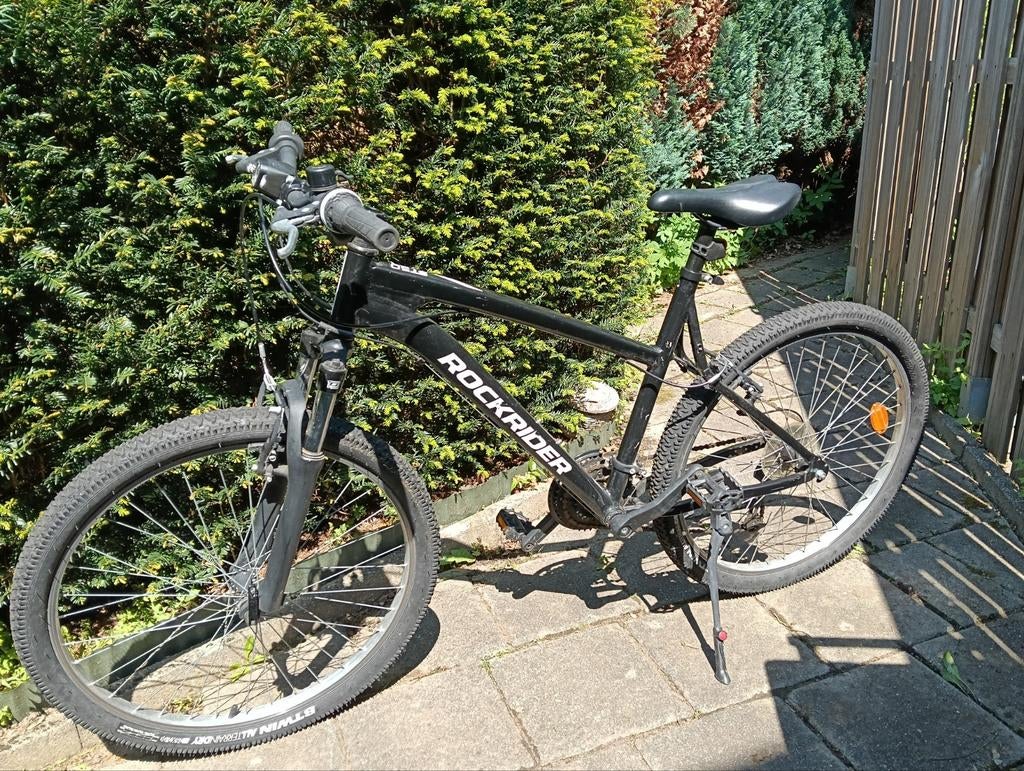 Rockrider 26 inch mountainbike - Zwart, Gebruikt, Hardtail, 53 tot 57 cm, Ophalen