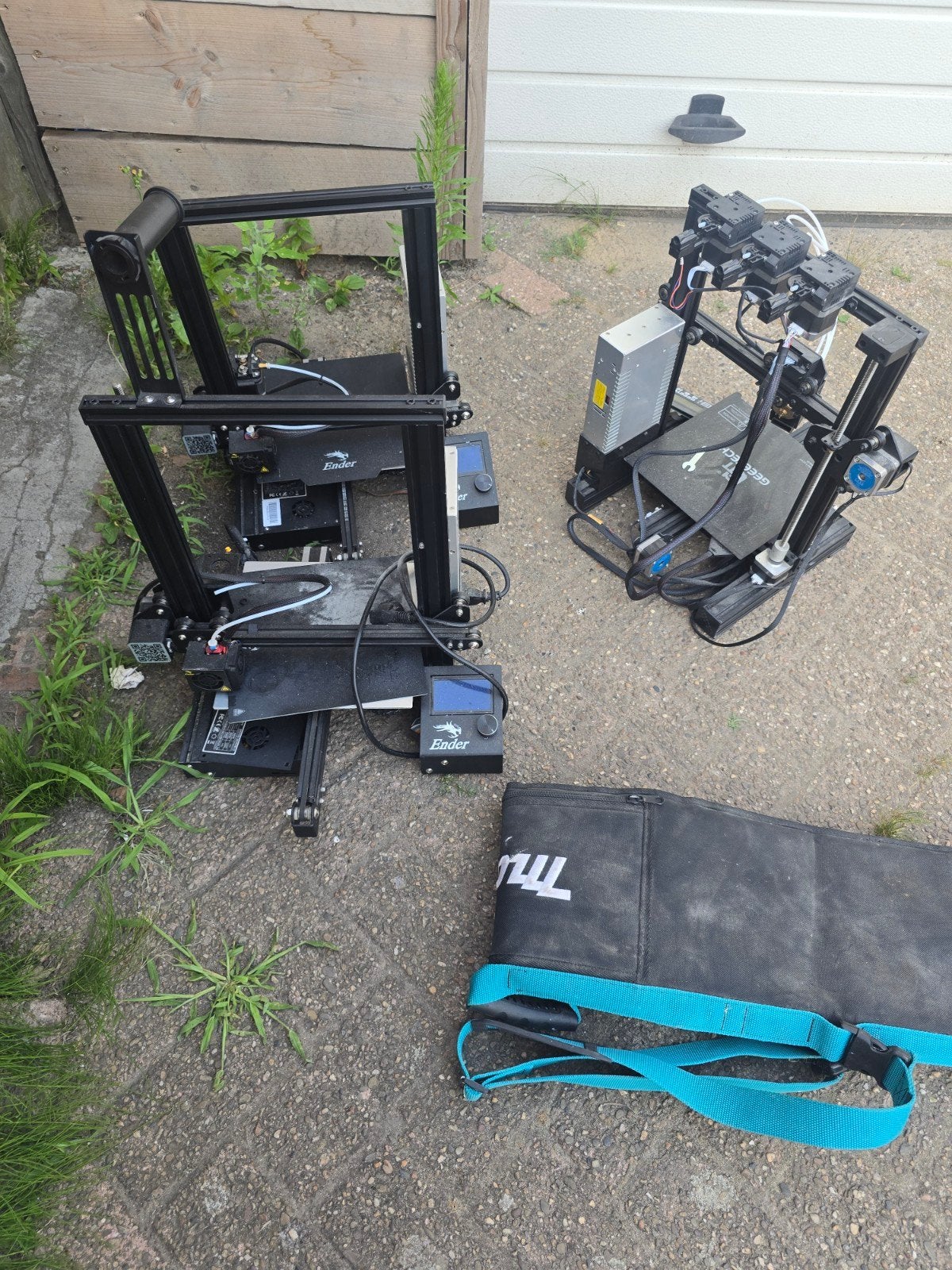 Partij 3D-printers (Ender en Geeetech) - Gebruikt, Creality, Geeetech, Ophalen of Verzenden, Niet werkend, Filament