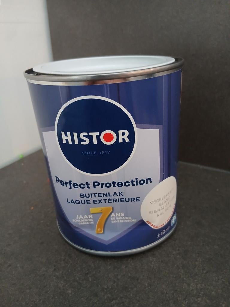 Histor Perfect Protection Buitenlak Verkeerswit RAL 9016, Ophalen, Nieuw, Wit, Lak