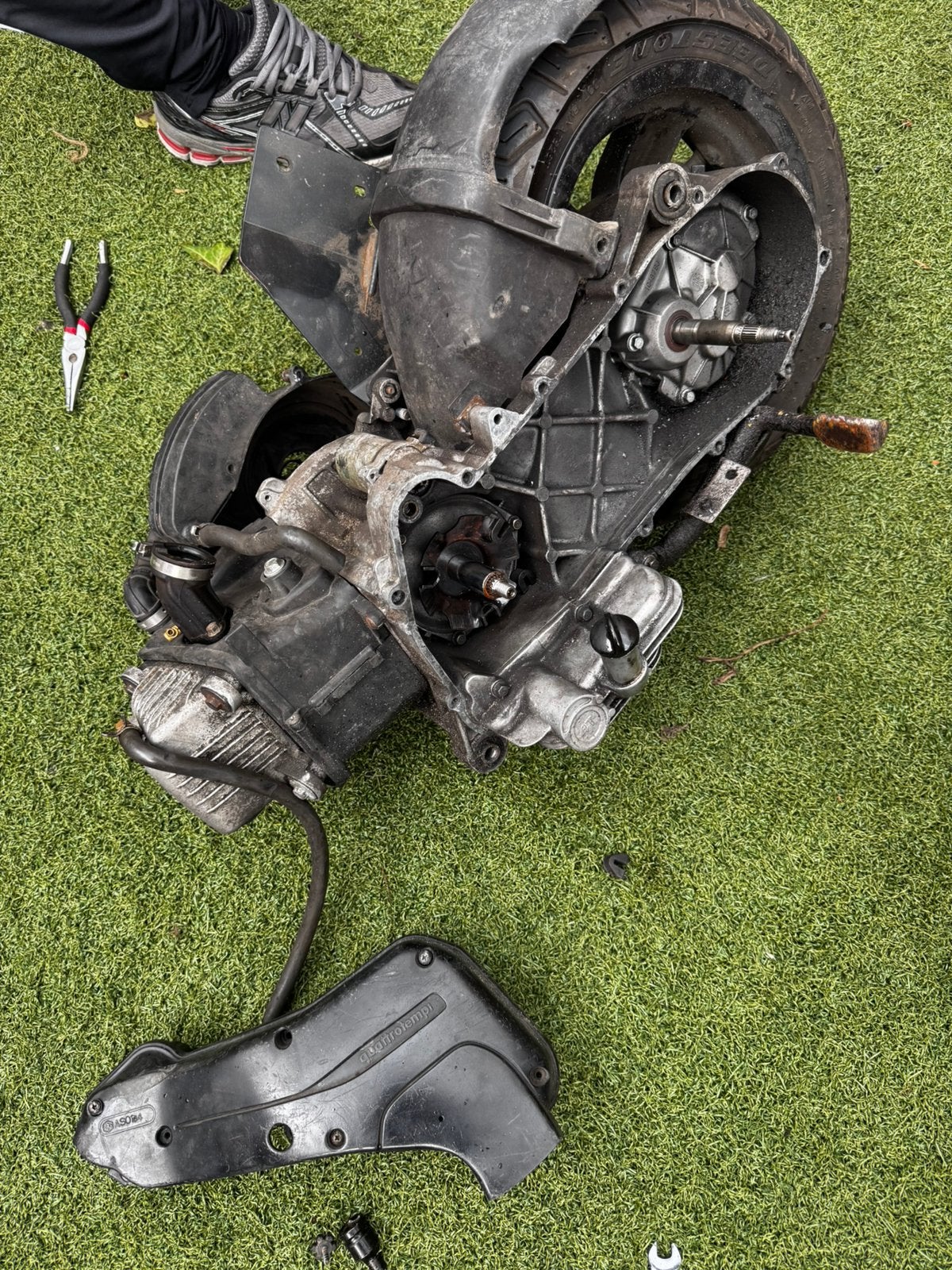 Piaggio zip 80cc blok IN ONDERDELEN, Ophalen, Gebruikt, Blok, Piaggio