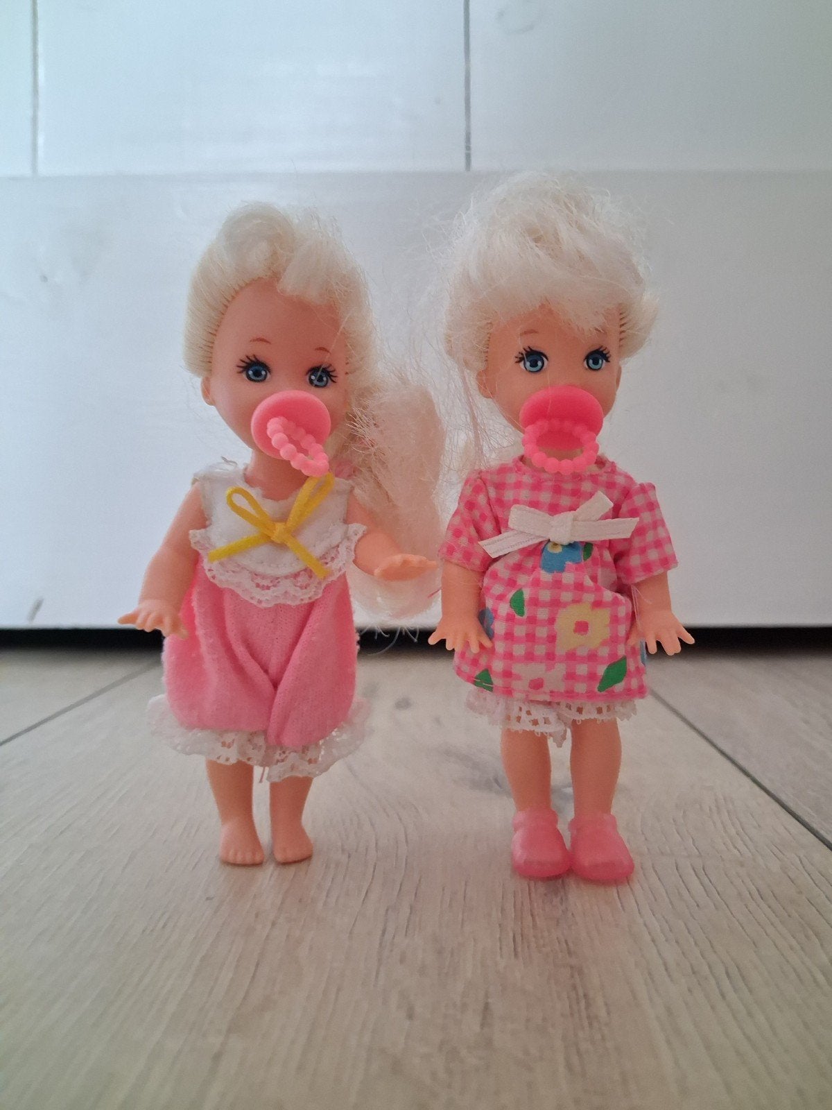 2x Potty Training Kelly/Shelly Barbie babypop uit 1994, Ophalen of Verzenden, Gebruikt, Babypop