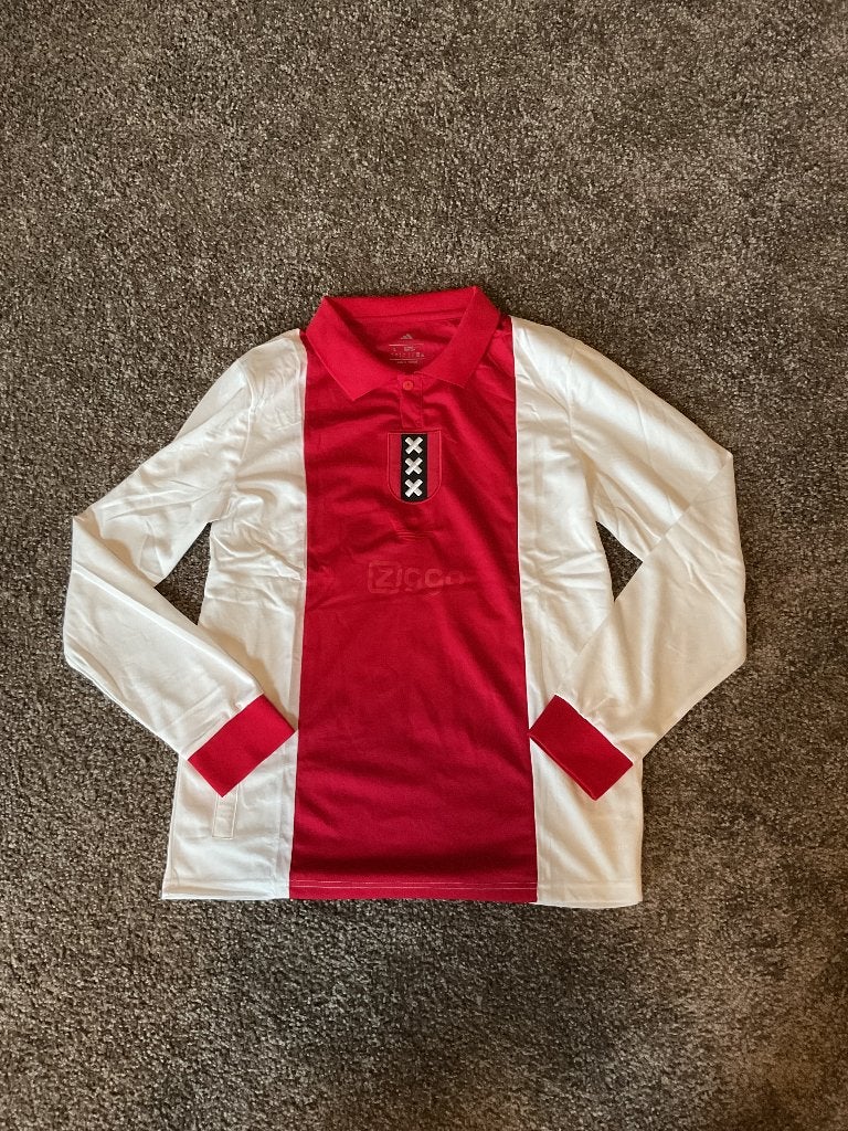 Ajax Jubileum shirt 125 jaar maat L, Sport en Fitness, Voetbal, Maat L, Ophalen of Verzenden, Zo goed als nieuw, Shirt