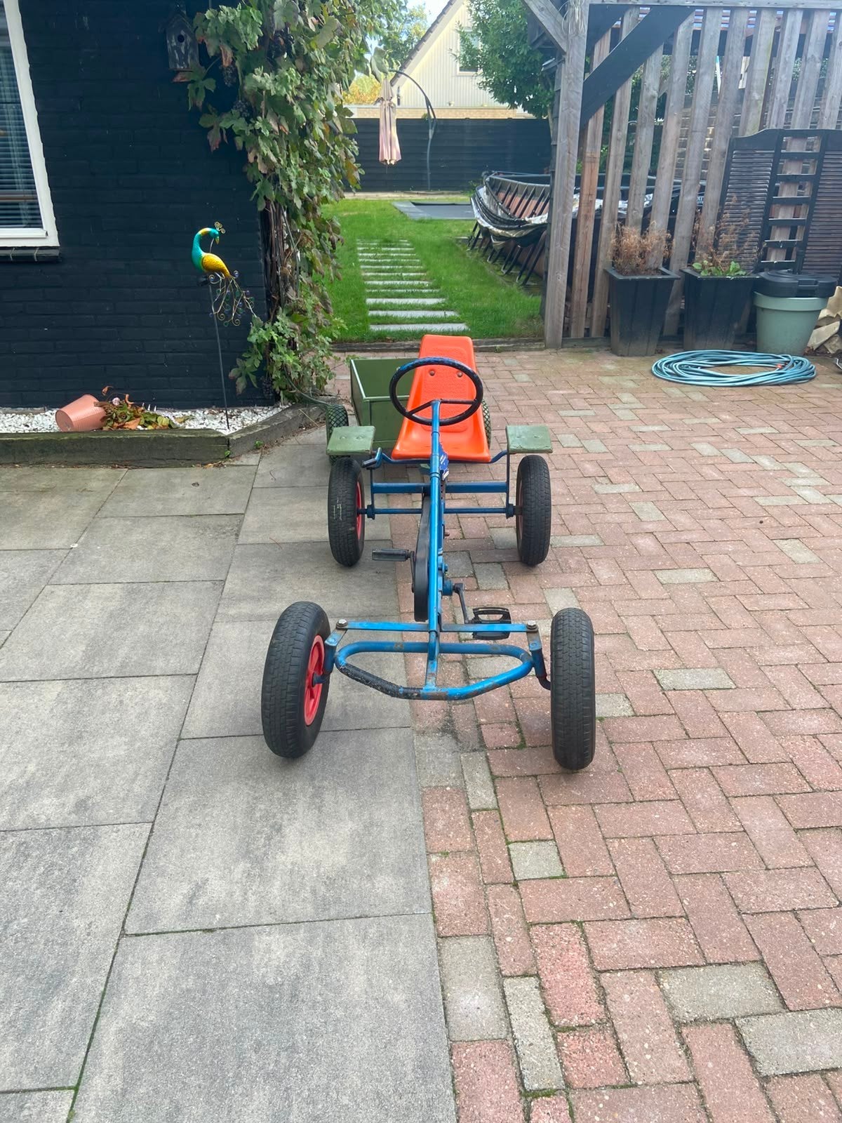 skelter met kar, Ophalen, Gebruikt