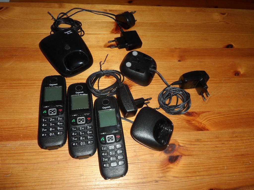 Gigaset as 405 3x, Ophalen of Verzenden, Gebruikt, 3 handsets
