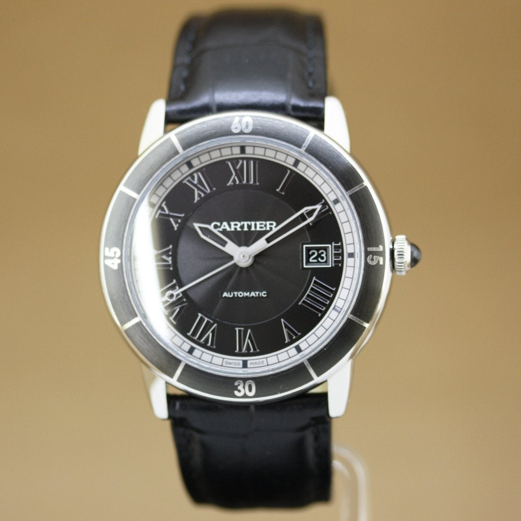 Cartier Ronde Croisière – Ref. 3886, Overige merken, Staal, Polshorloge, Ophalen of Verzenden