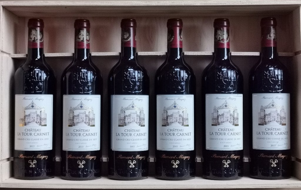 Château La Tour Carnet 2015 Grand Cru Classé - 6 flessen, Frankrijk, Nieuw, Ophalen of Verzenden, Rode wijn