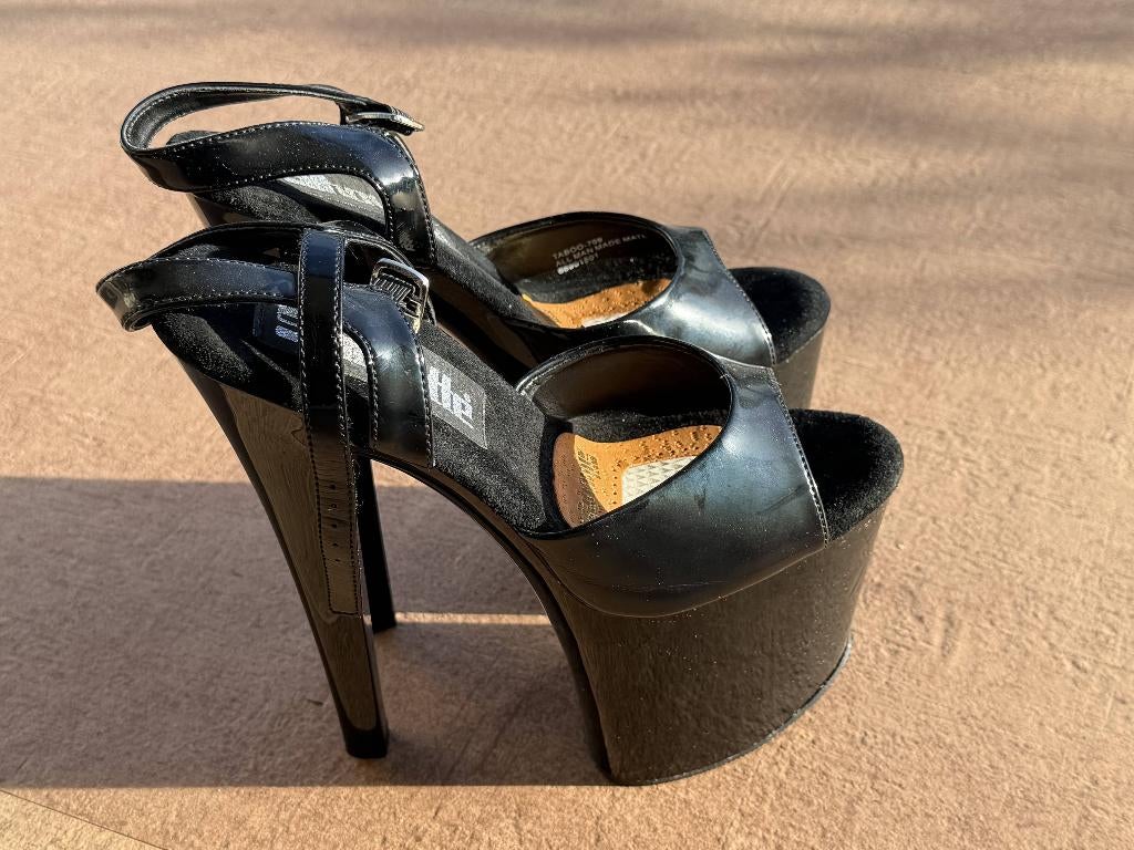 Pleaser hakken paaldans stiletto stripper heels maat 37, Zwart, Nieuw, Ophalen of Verzenden, Schoenen met hoge hakken