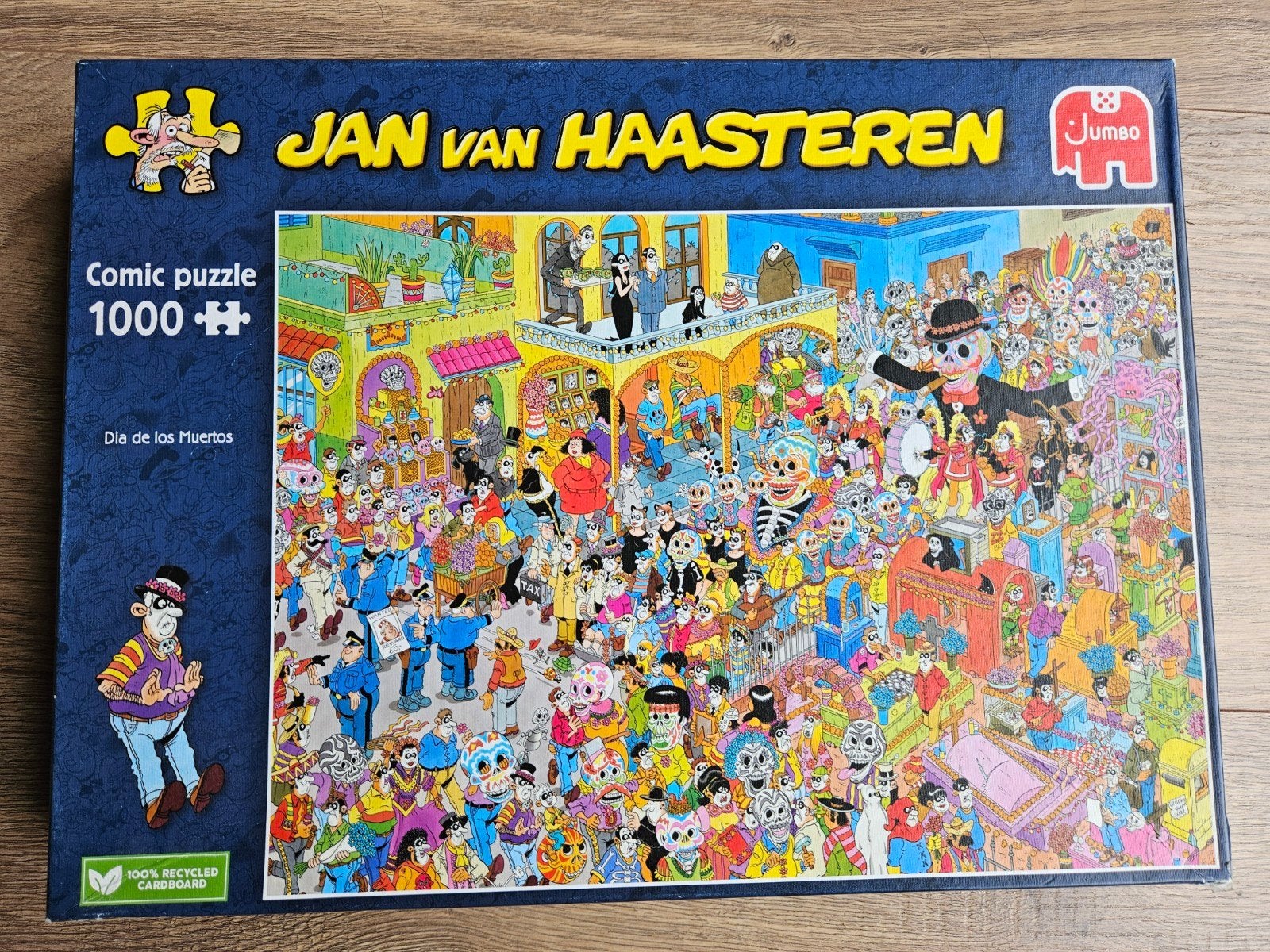 Puzzel Jan van Haasteren Dia de los Muertos, Ophalen of Verzenden, 500 t/m 1500 stukjes, Zo goed als nieuw, Legpuzzel