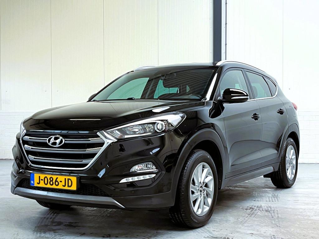 Hyundai Tucson 1.6 GDi Premium|Leder Trekhaak|Camera, Auto's, Hyundai, Voorwielaandrijving, Gebruikt, 4 cilinders, Leder