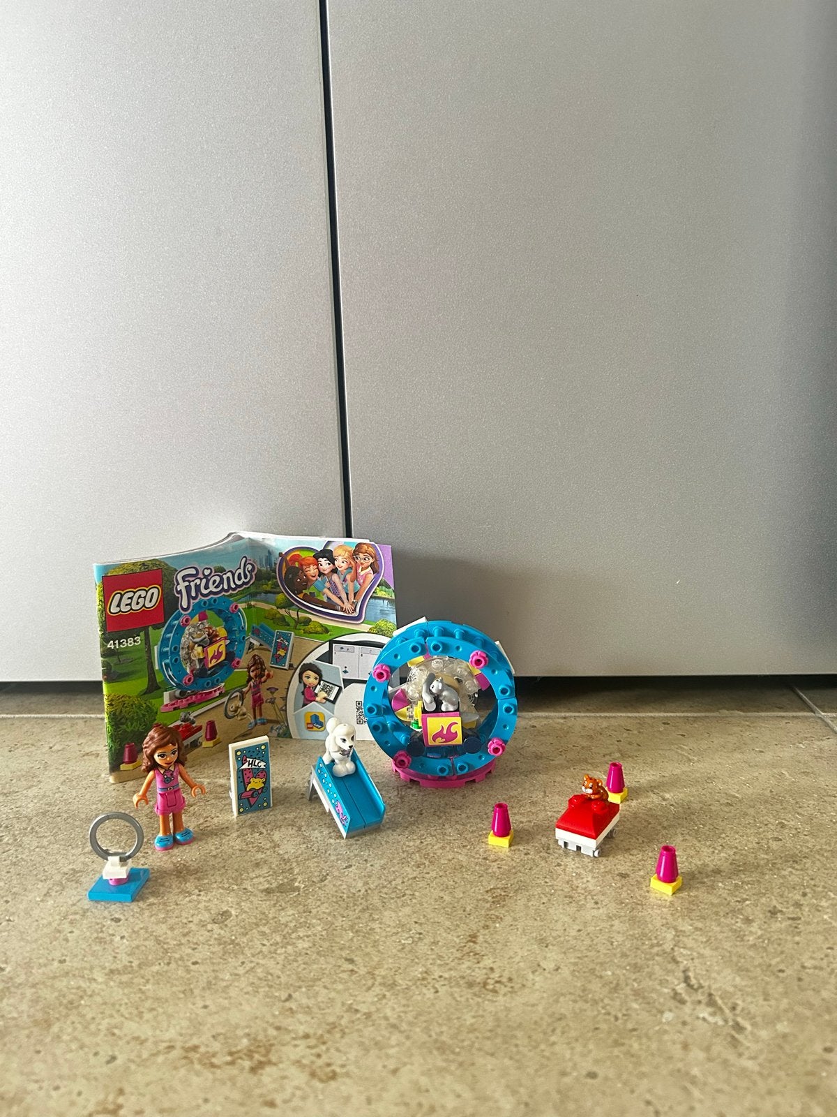 LEGO Friends 41383 Olivia's Hamsterspeeltuin, Ophalen of Verzenden, Zo goed als nieuw