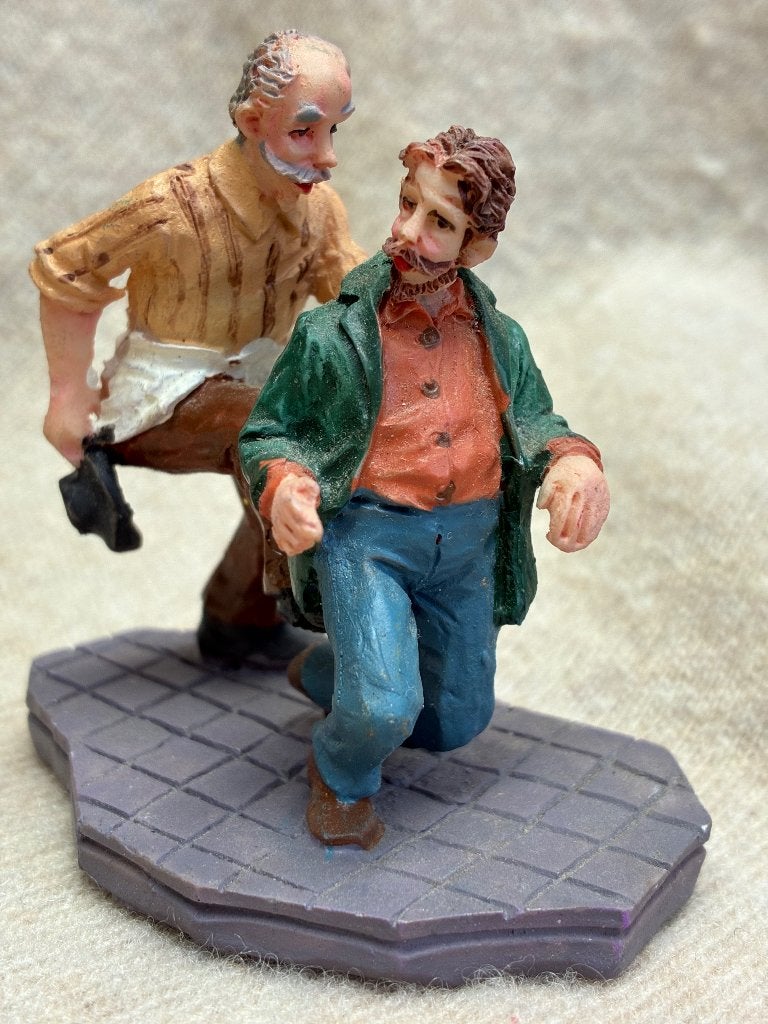 Lemax Out You Go! #32670 – Norman Rockwell – retired 2003, Diversen, Ophalen of Verzenden, Gebruikt