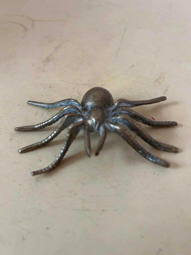Vintage messing spinnenbeeldje 8 cm bronskleurig, Antiek en Kunst, Ophalen of Verzenden, Koper