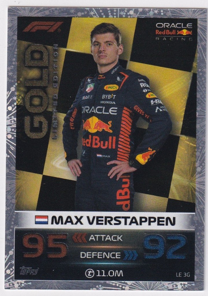Max Verstappen Limited Edition Gold #LE3G, Verzenden, Nieuw, Formule 1