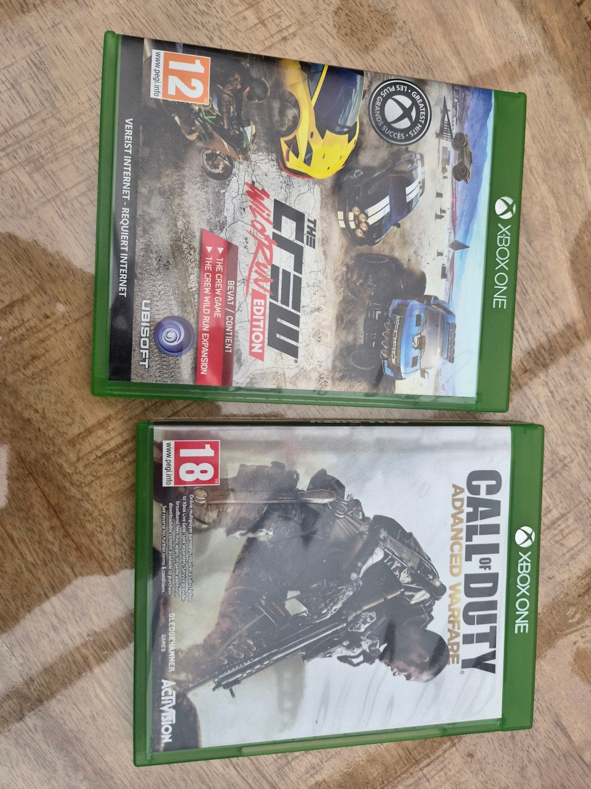 Xbox One Games: The Crew Wild Run Edition & Call of Duty, Ophalen of Verzenden, Gebruikt, Racen en Vliegen, Vanaf 18 jaar
