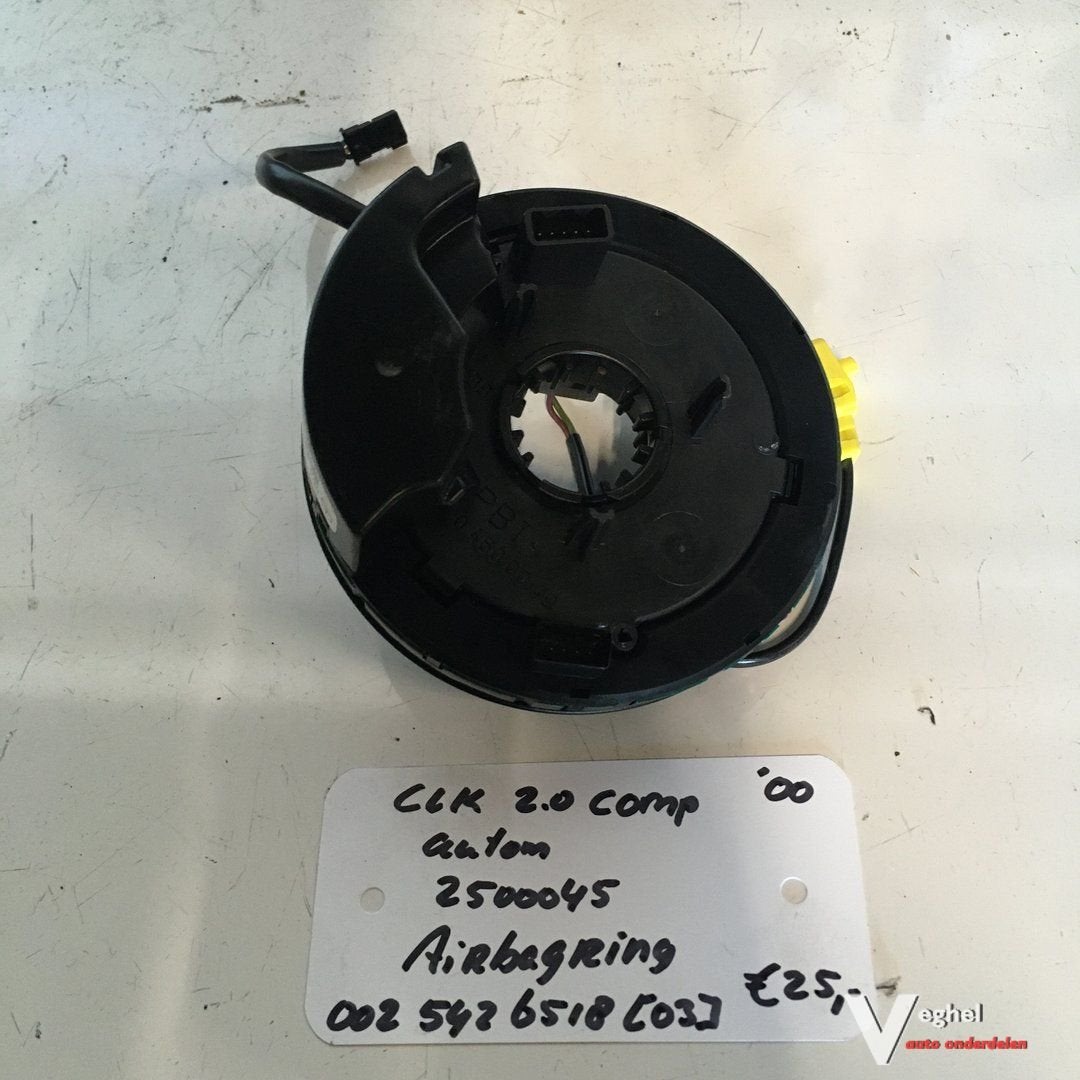 Mercedes CLK 2.0 Compressor automaat 2000 2500045  Airbagrin, Gebruikt, -, -, Ophalen of Verzenden