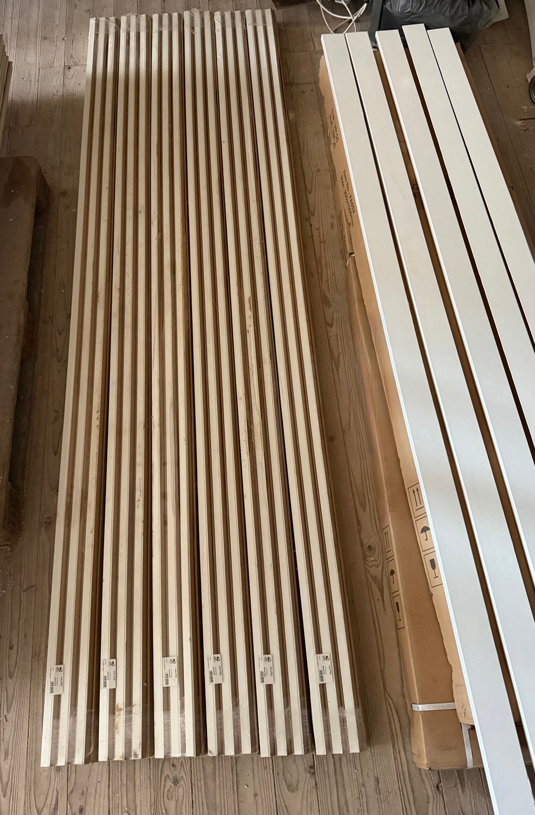 Plinten MDF Wit 18x75x2400mm (totaal 86 meter), Ophalen, Minder dan 25 mm, Nieuw, 200 tot 250 cm