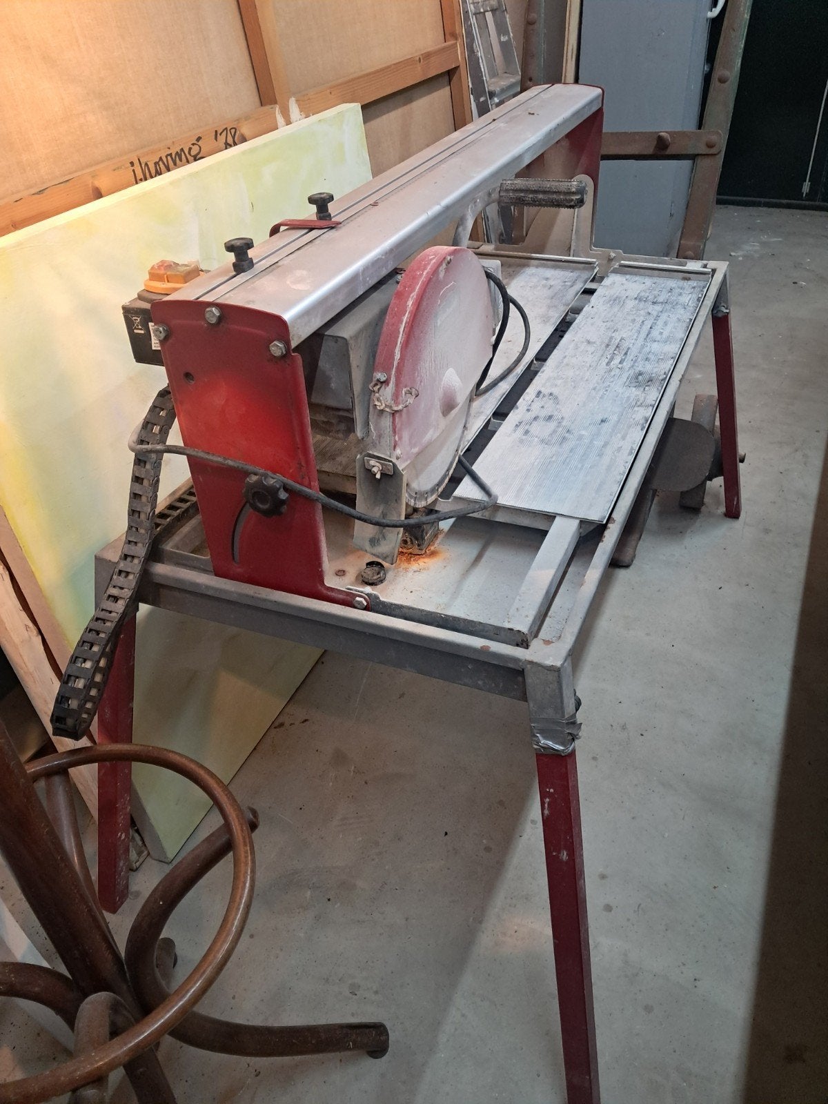 Steen/ Tegel zaag machine  Einhell., Doe-het-zelf en Verbouw, Ophalen, Cirkelzaag, Einhell, 30 tot 70 mm