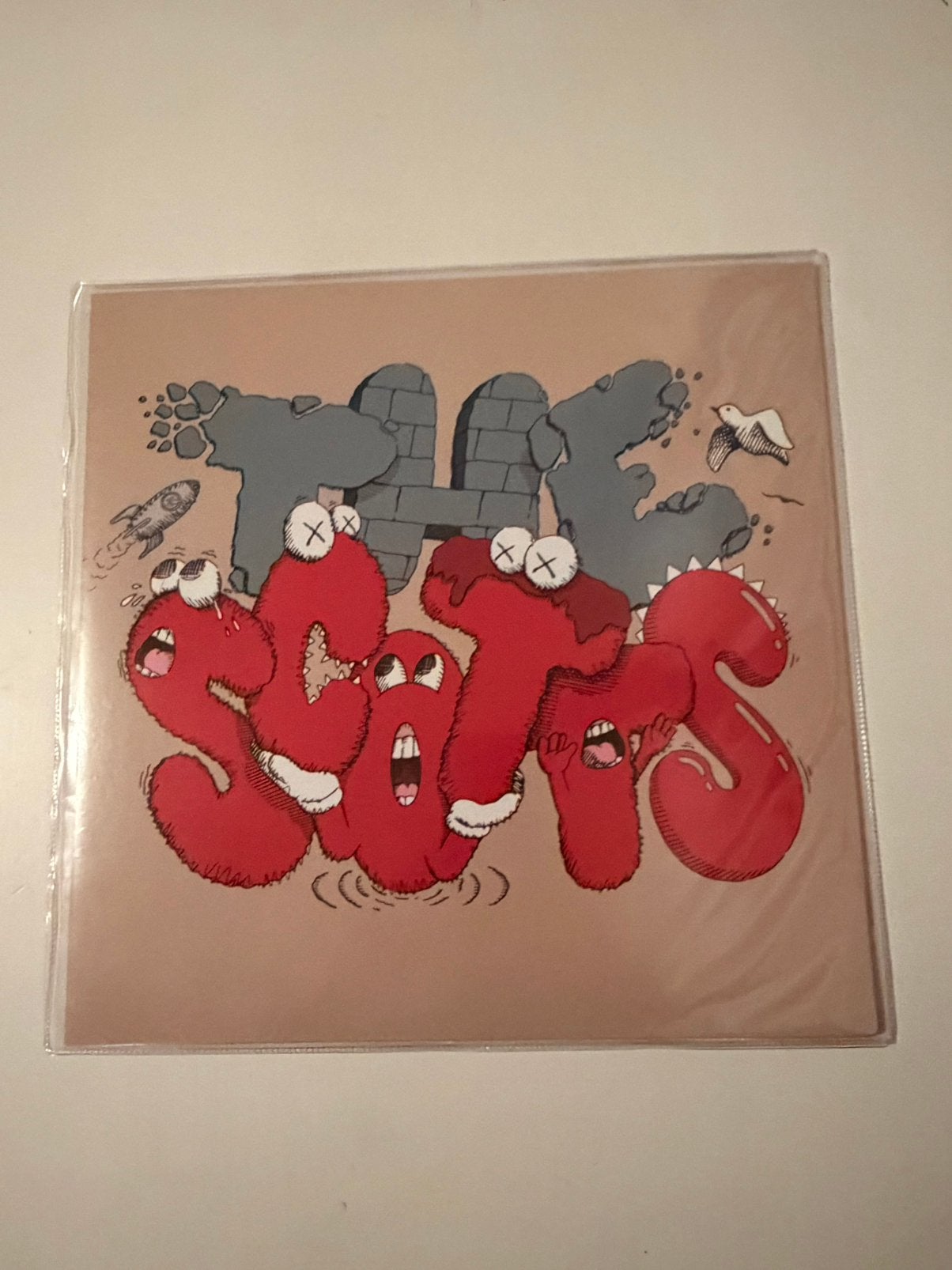 Travis Scott, Kid Cudi - The Scotts vinyl lp kaws, Cd's en Dvd's, Vinyl | Hiphop en Rap, Ophalen of Verzenden, Zo goed als nieuw
