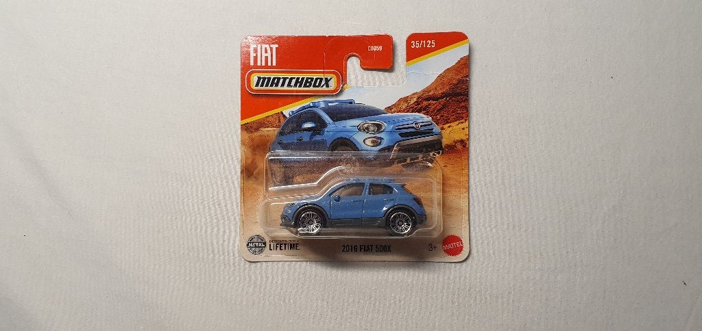 Matchbox 2016 Fiat 500x, Ophalen of Verzenden, Nieuw, Auto