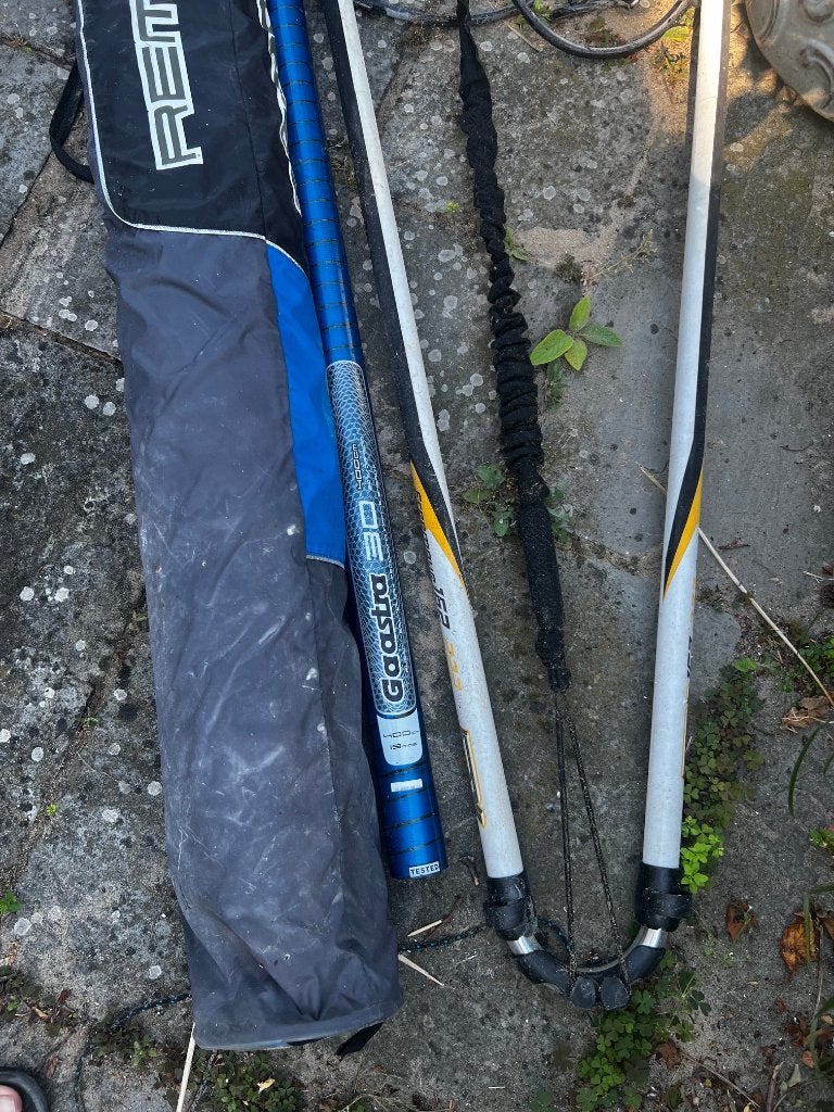 Gaastra Remedy 4.8 stormset, Watersport en Boten, Windsurfen, Ophalen, 3.5 tot 5 m², Complete set, Gebruikt