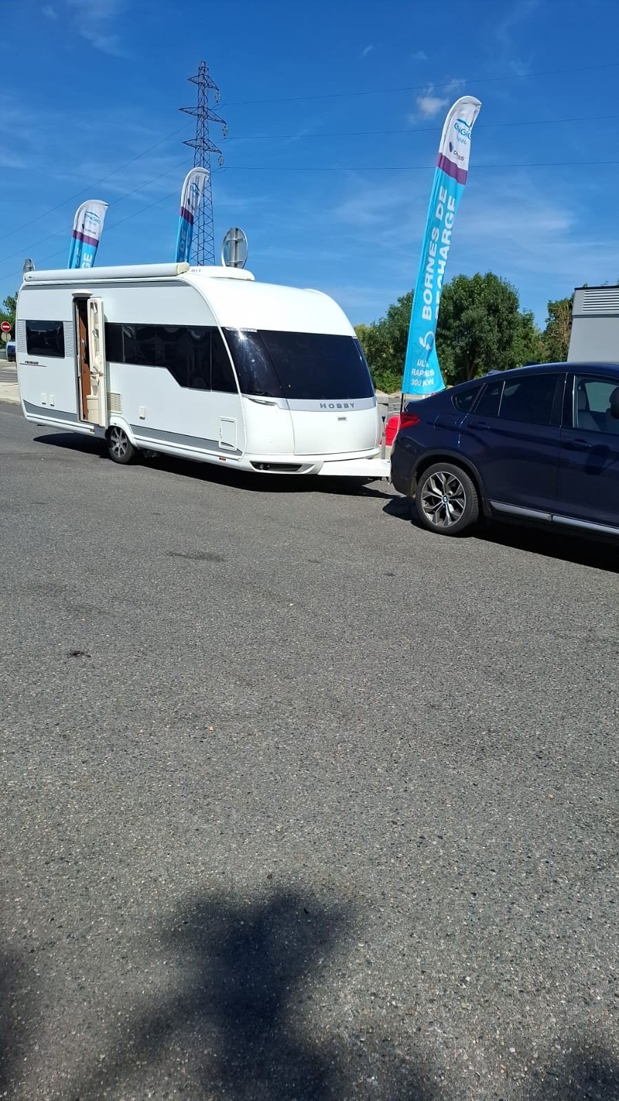 Hobby premium ufe uit 2014, Caravans en Kamperen, Caravans, Particulier, tot en met 4, Rondzit, Hobby, Vast bed, Airco, Luifel