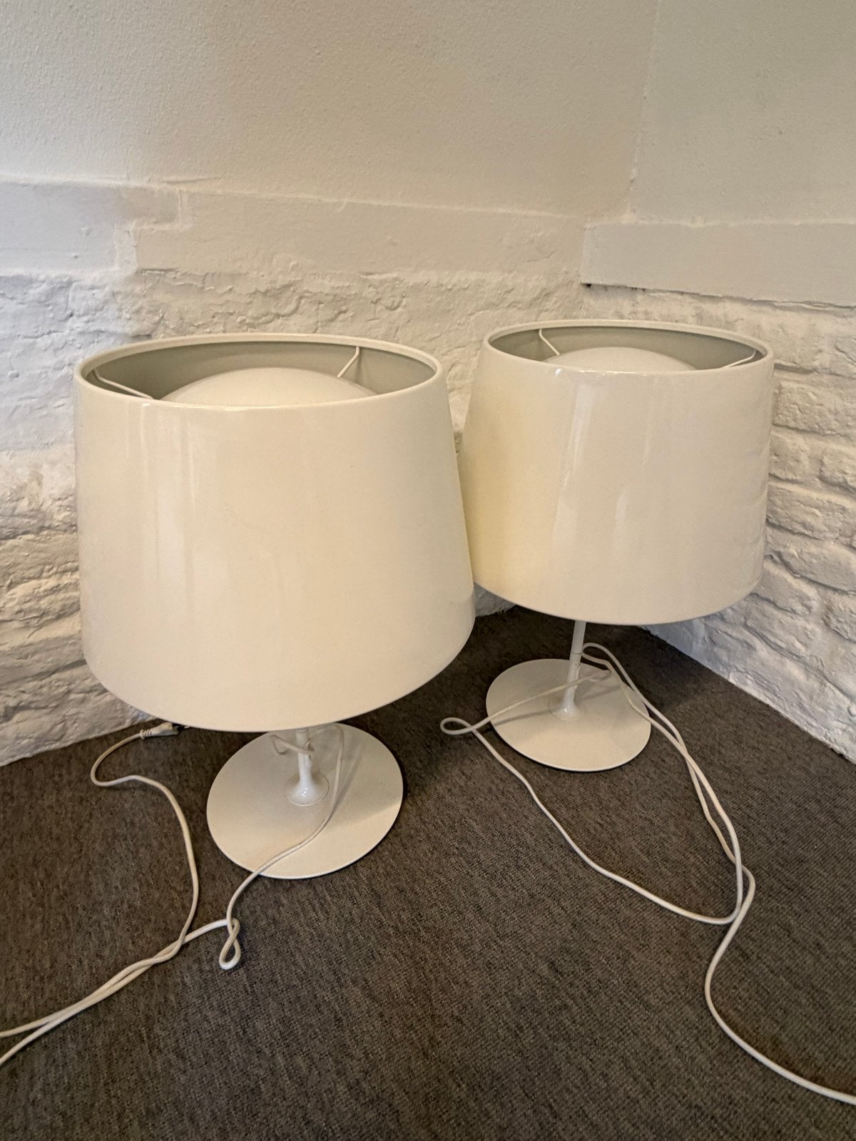 IKEA Kulla tafellamp - Wit 2 stuks!, Gebruikt, Wit, Sfeerlamp, IKEA