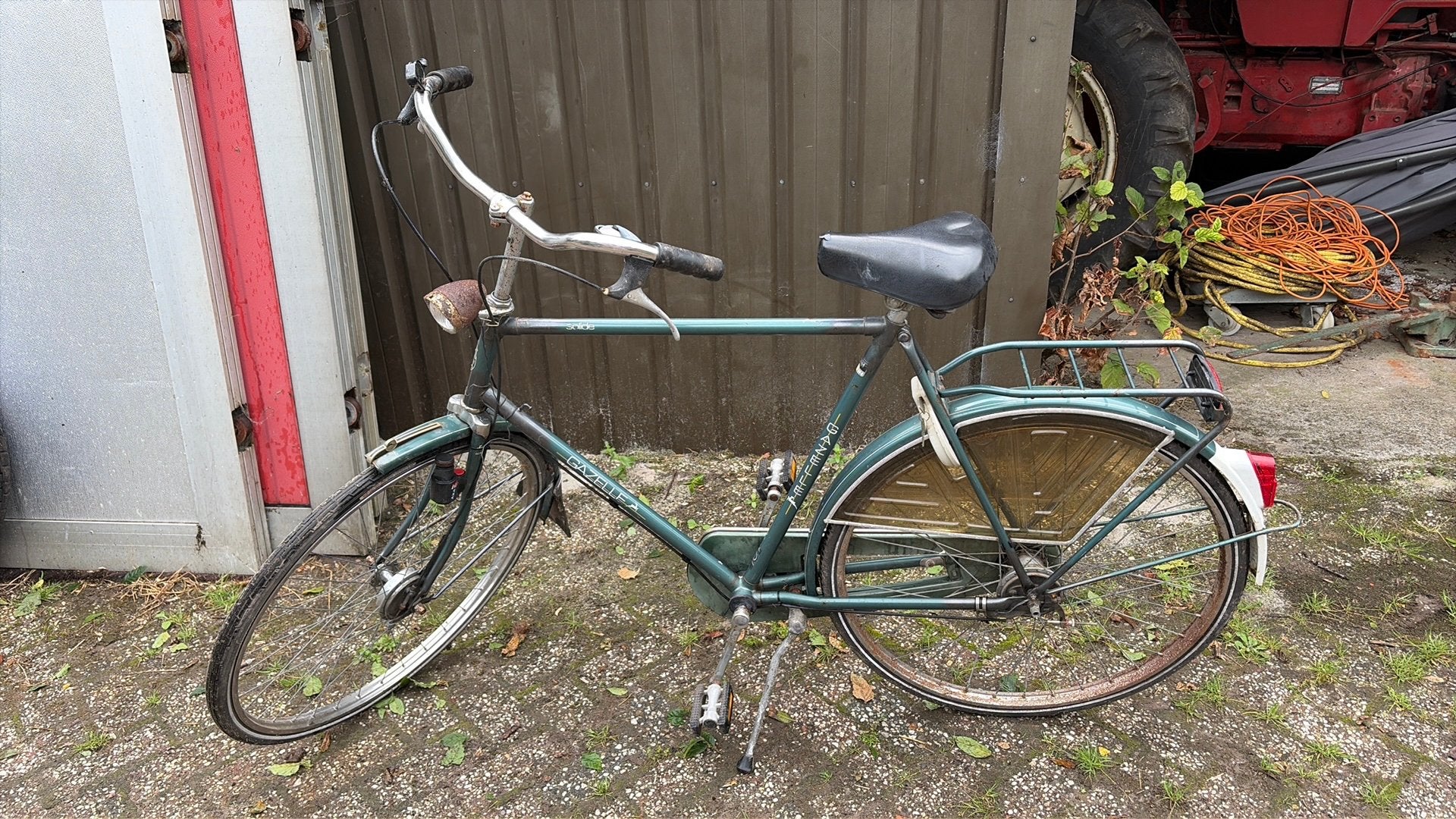 Gazelle solide herenfiets, Ophalen