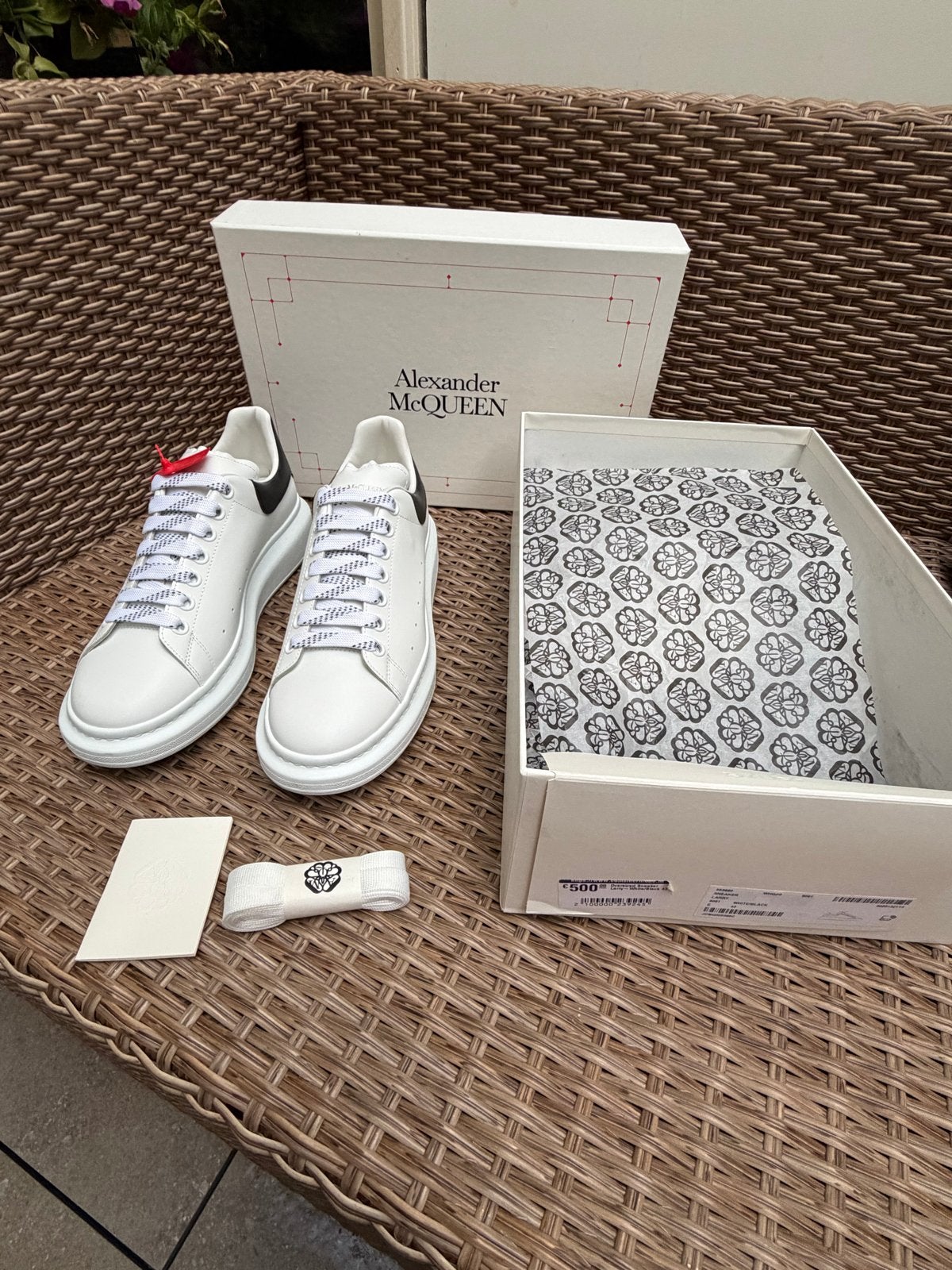 Alexander McQueen Sneakers - Nieuw in doos maat 43, Kleding | Dames, Ophalen, Nieuw, Wit, Sneakers of Gympen