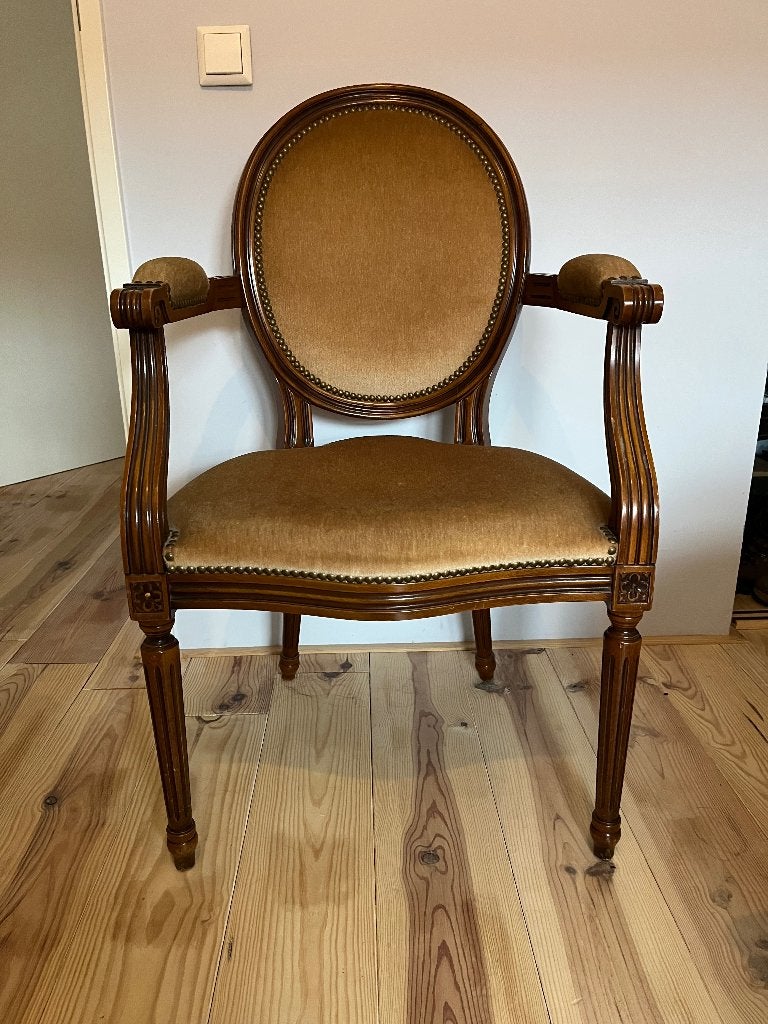 Louis XVI-stijl fauteuil, Antiek en Kunst, Antiek | Meubels | Stoelen en Banken, Ophalen