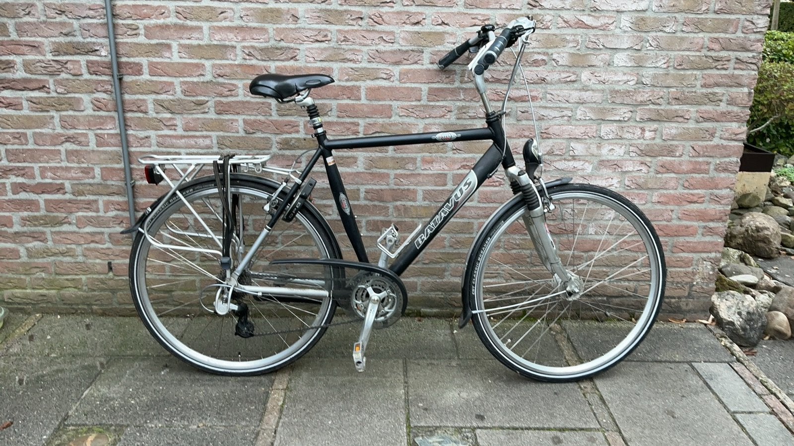 Batavus herenfiets, Ophalen, Gebruikt, Velgrem, Versnellingen