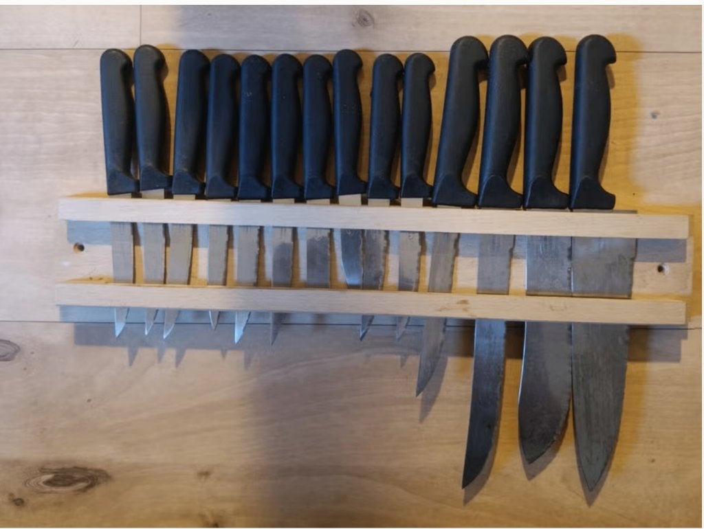 14 Delige Messenset, Huis en Inrichting, Ophalen of Verzenden, Nieuw, Rvs of Chroom, Bestekset