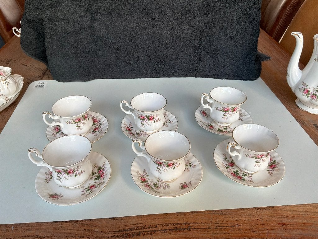 Royal Albert Lavendel Rosé 6-delig theeservies, Ophalen of Verzenden