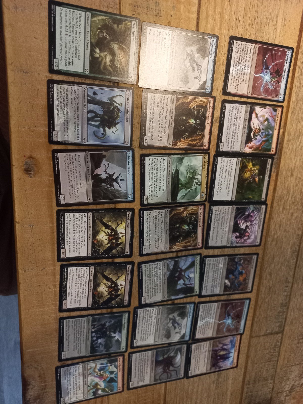 Eldrazi deck core, Ophalen of Verzenden, Zo goed als nieuw, Meerdere kaarten