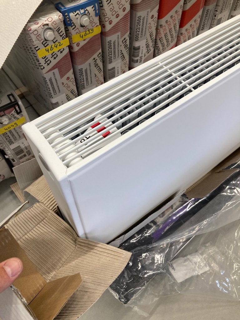 Vasco Flatline radiator 500 hoog x 1800 breed type 22, Doe-het-zelf en Verbouw, Verwarming en Radiatoren, 30 tot 80 cm, Hoog rendement (Hr)