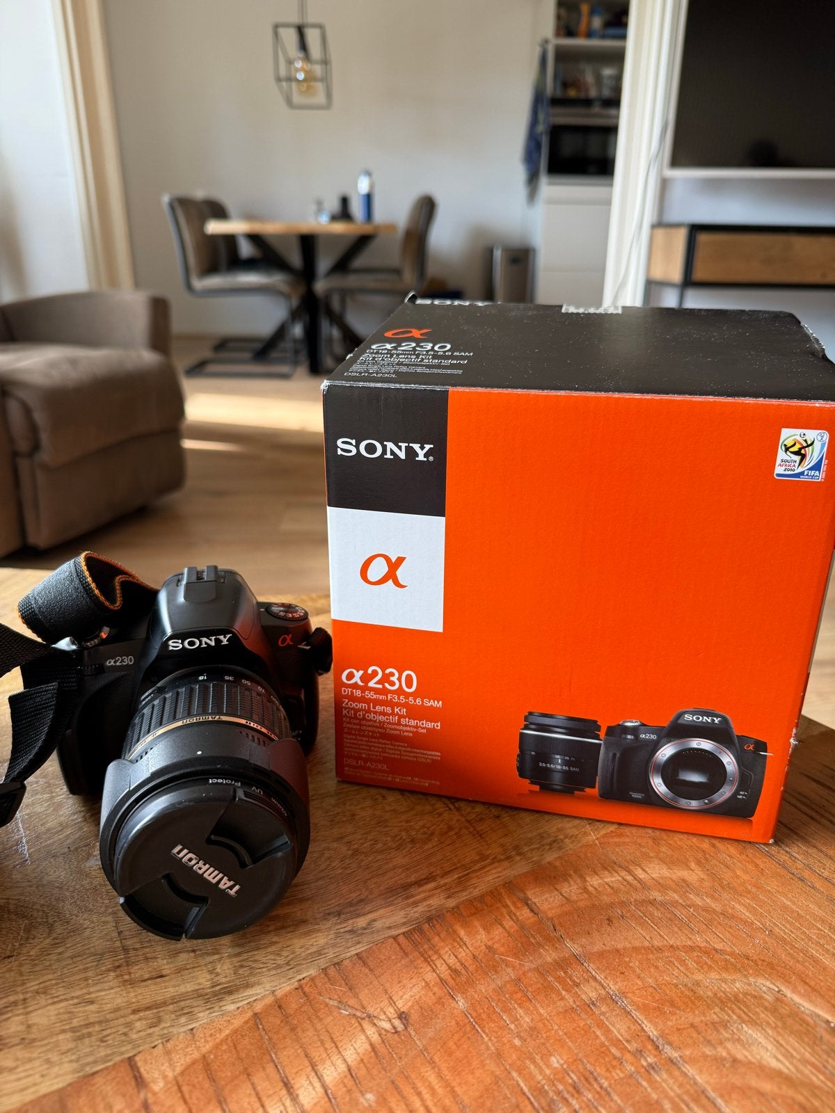 Sony Alpha a230 Spiegelreflexcamera met Tamron lens, Audio, Tv en Foto, Spiegelreflex, Ophalen of Verzenden, Zo goed als nieuw