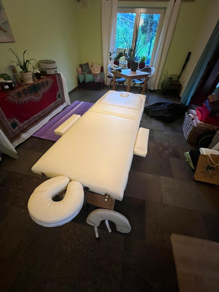 Massagetafel inklapbaar, Sport en Fitness, Massageproducten, Ophalen, Zo goed als nieuw, Massagetafel