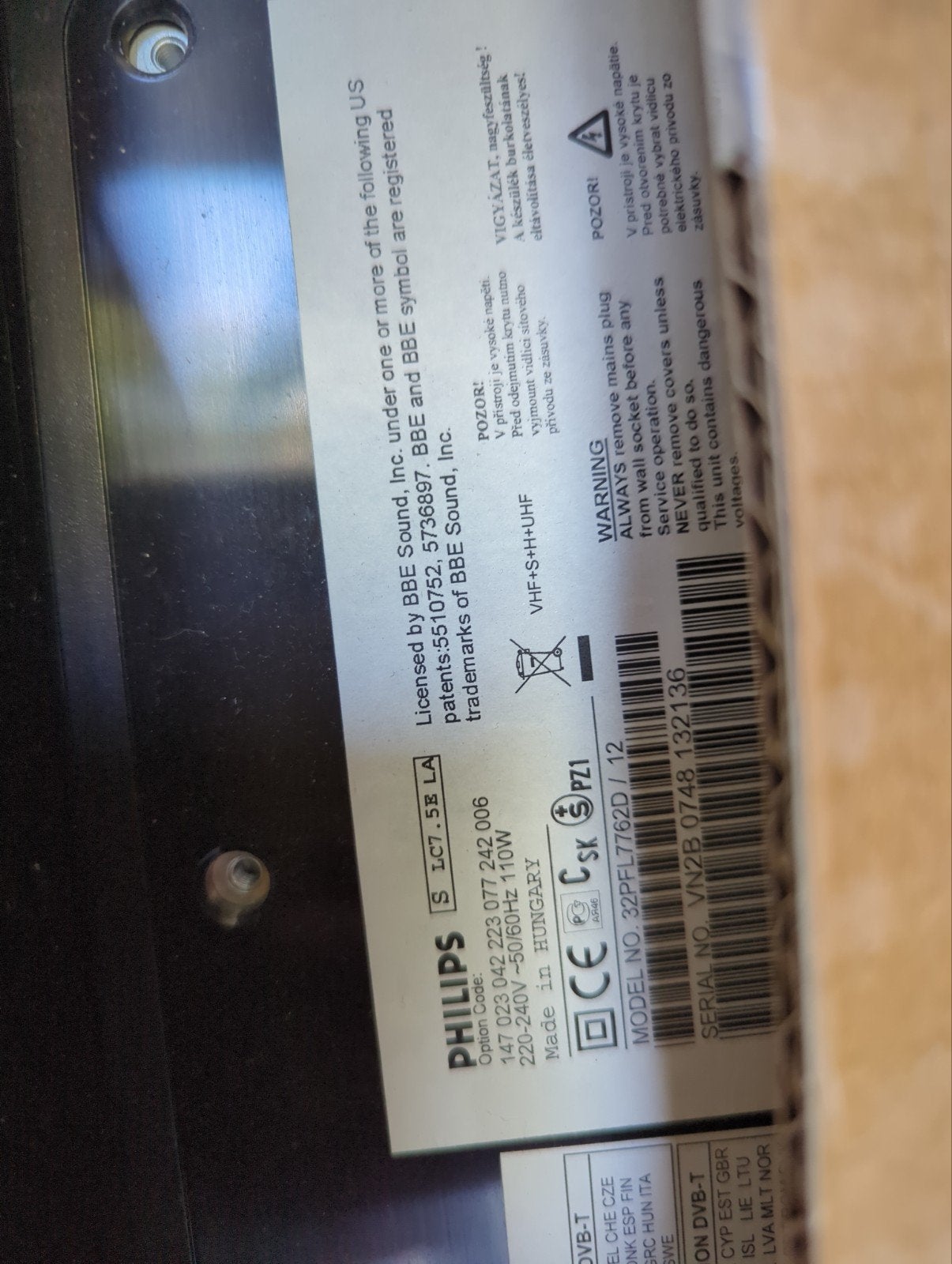 Tv, Ophalen, 100 cm of meer, 50 Hz, Philips