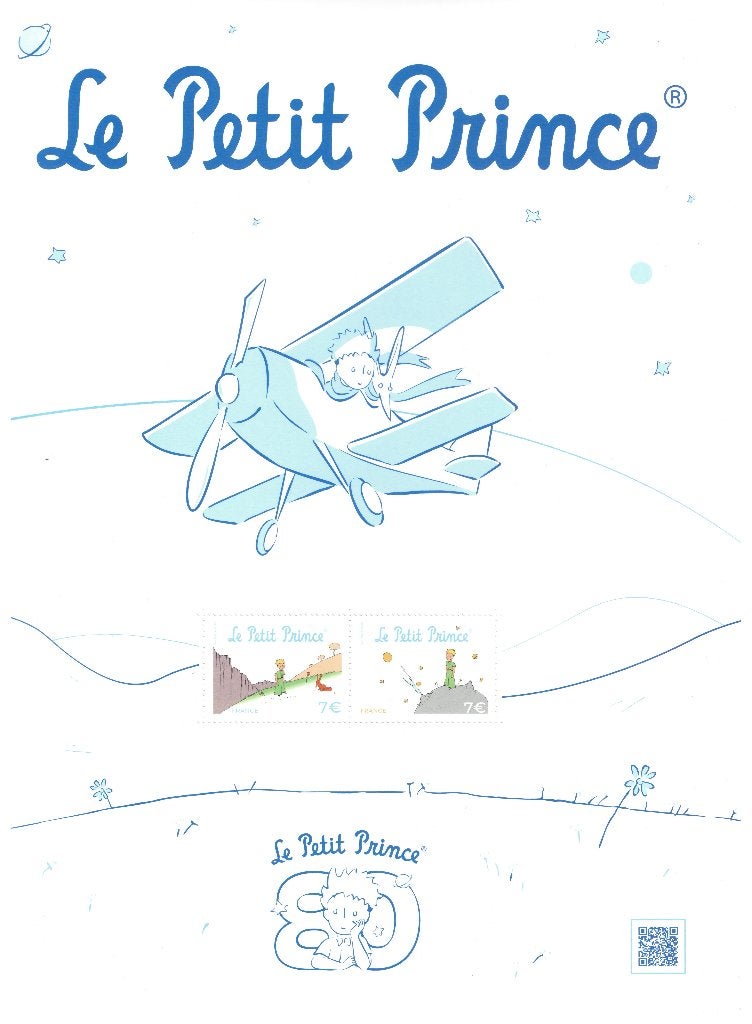 Jaar 2026 Affiche 2 timbres - Le Petit Prince - avec 2 timbr, Ophalen of Verzenden, Postfris
