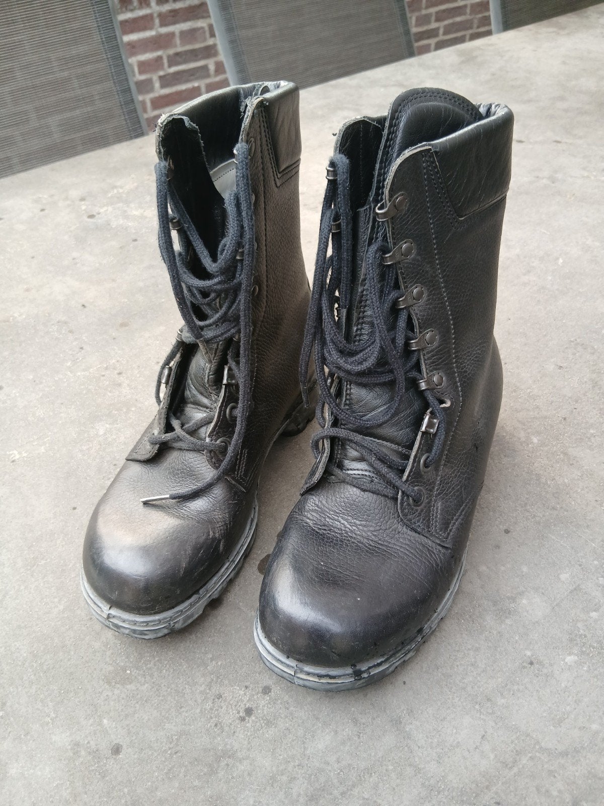 Originele Legerkisten Laarzen 260-M Maat 41, Ophalen, Gedragen, Zwart, Boots
