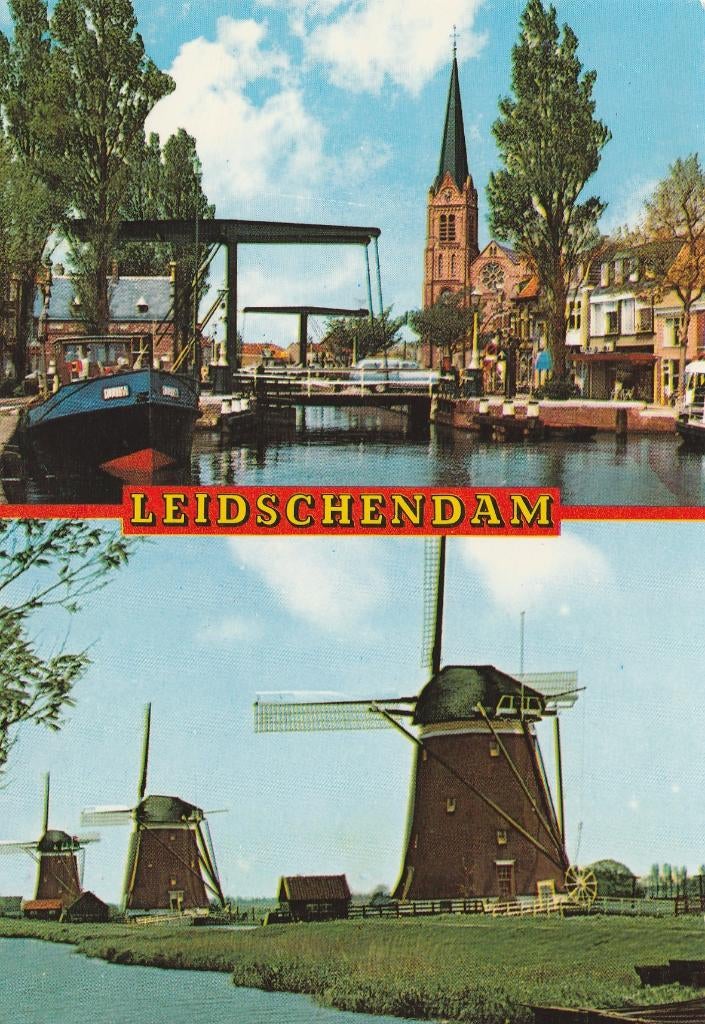 LEIDSCHENDAM Brug Sluis Kerk Molens, Verzenden, 1980 tot heden, Gelopen, Zeeland