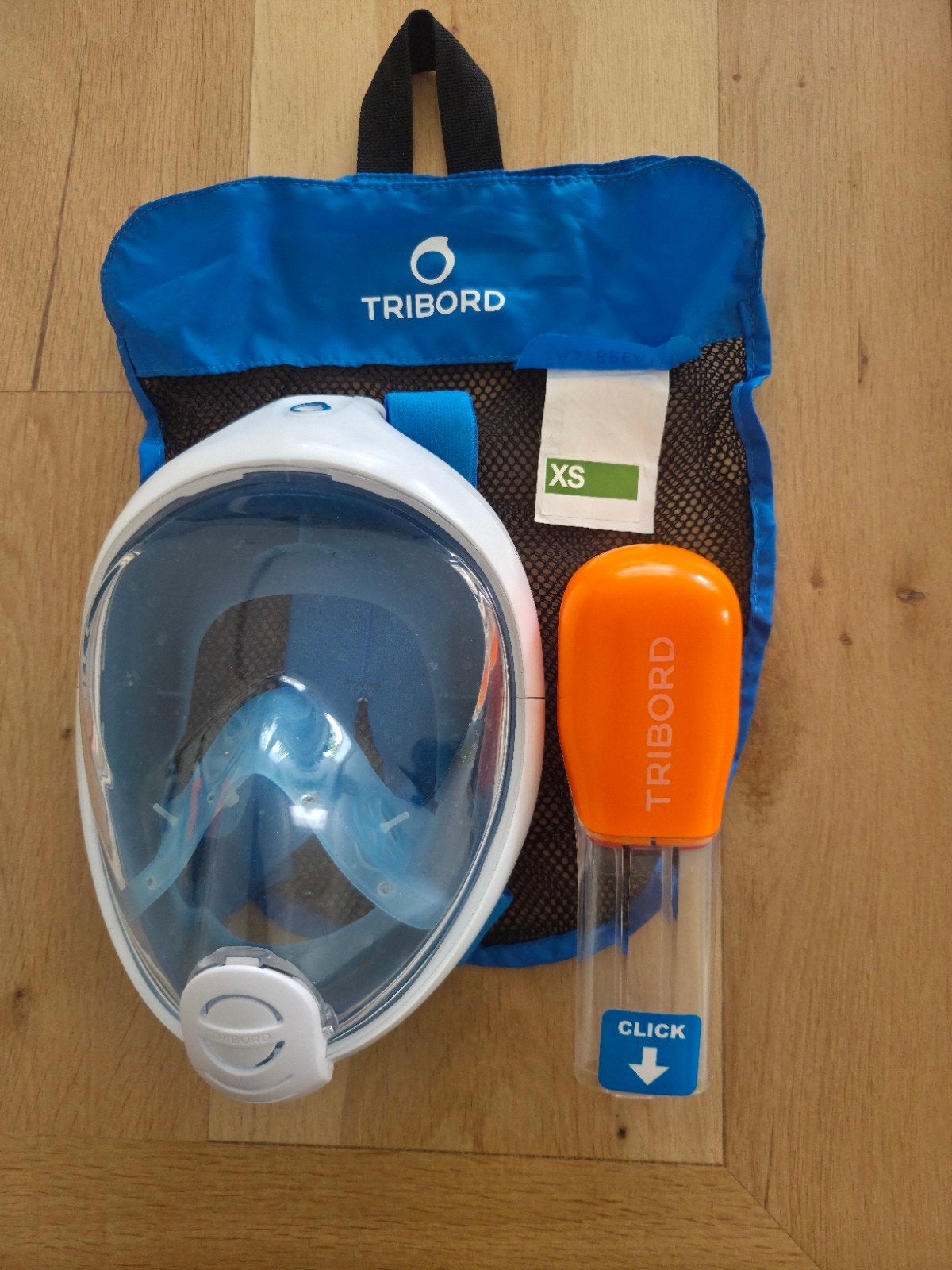 Tribord Easybreath Snorkelmasker XS, Watersport en Boten, Snorkelen, Ophalen of Verzenden