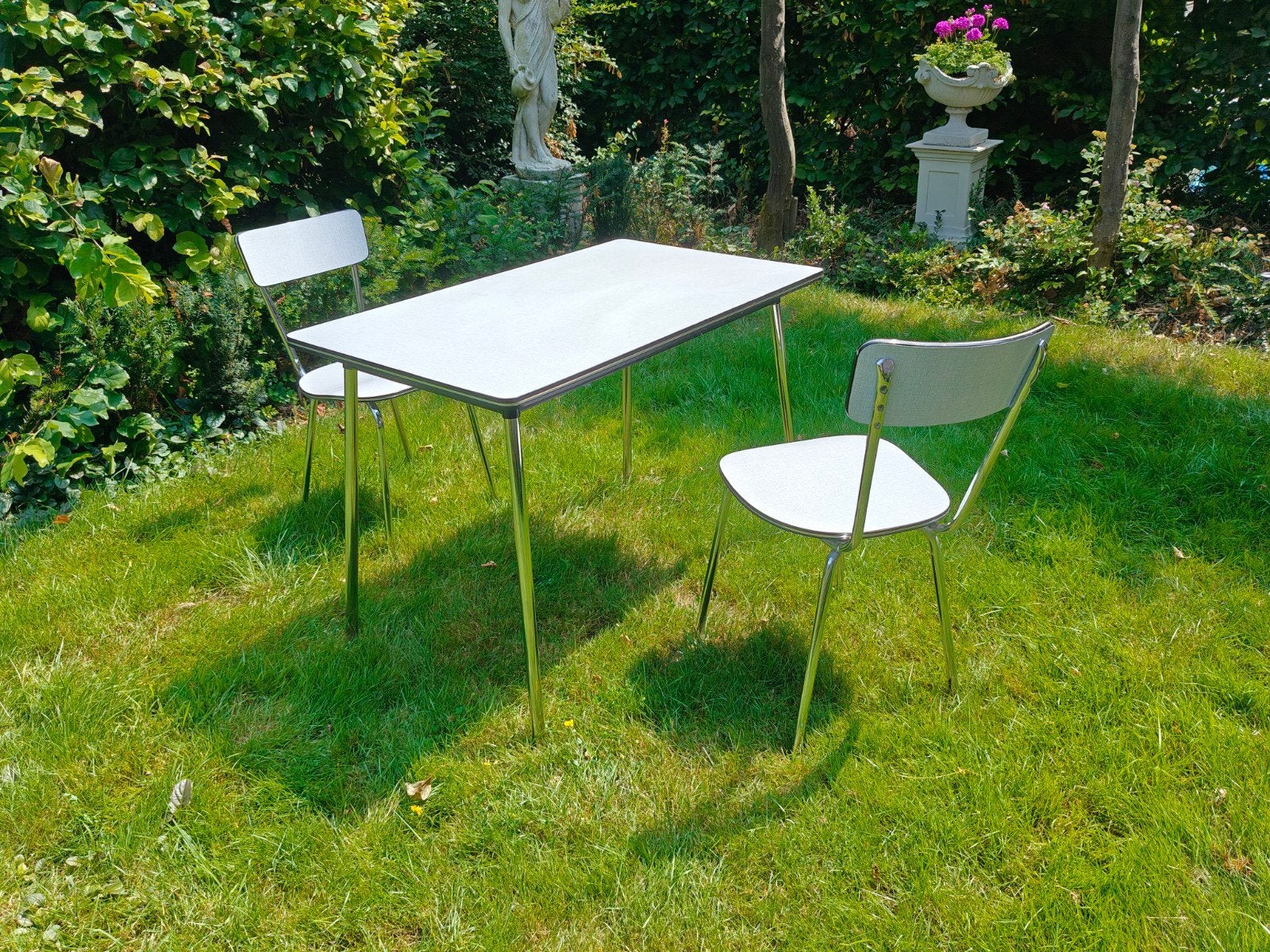 Vintage Retro FORMICA set_1 'chromen bies', Ophalen