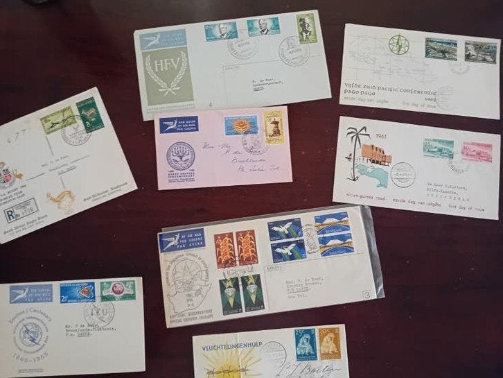 Eerste dag Enveloppen, Postzegels en Munten, Ophalen, Envelop