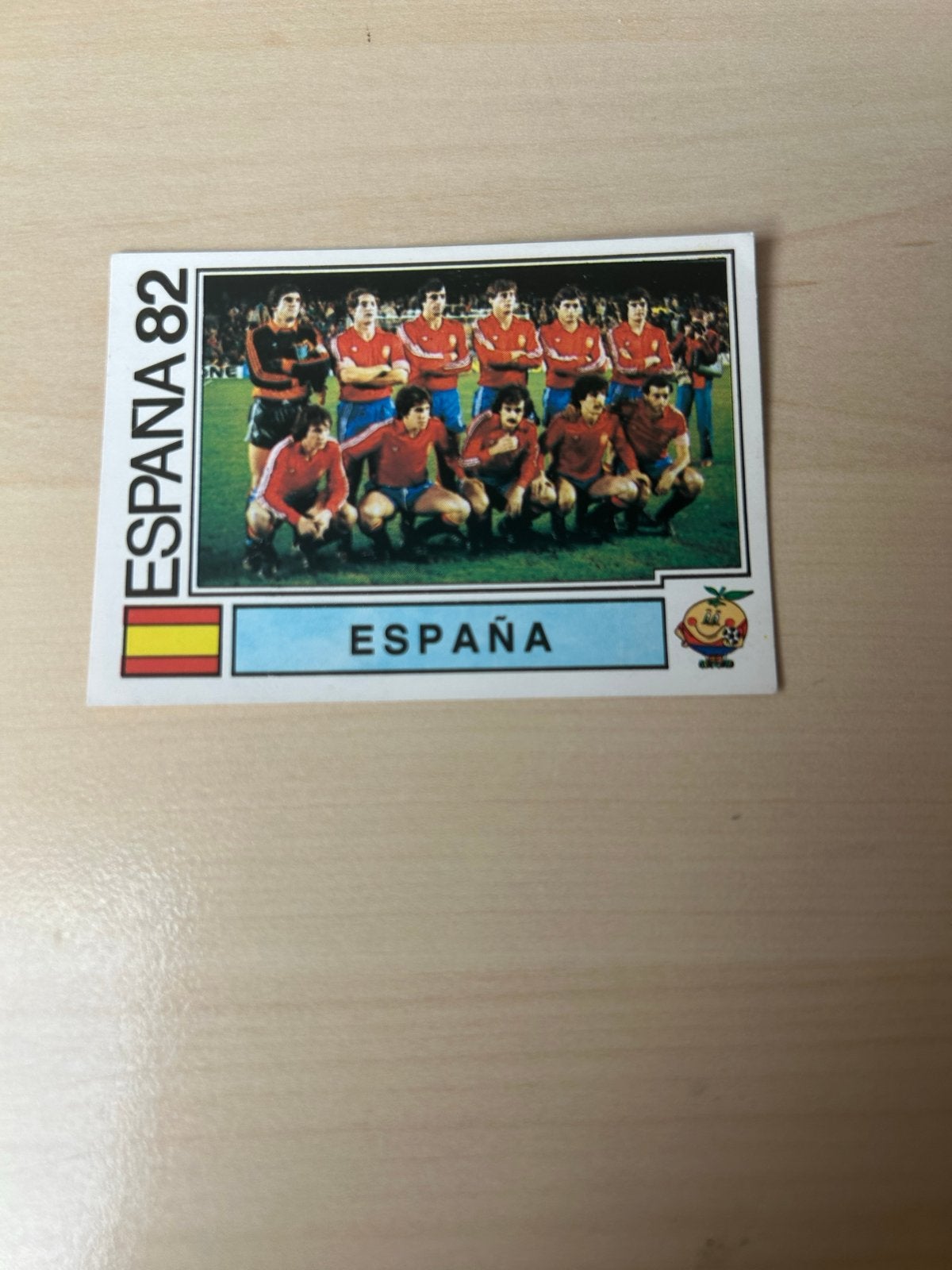 Panini Figurine España 82 - Voetbalplaatje Spanje, Verzamelen, Ophalen of Verzenden, Zo goed als nieuw, Sport